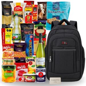 Canasta navideña ejecutiva con mochila casual ejecutiva y productos seleccionados para regalos corporativos en Lima, Perú