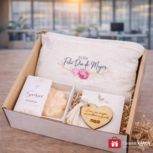 Box corporativo Día de la Mujer para colaboradoras en Lima - Canastas Karen